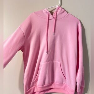 Pink sweatshirt faith over fear